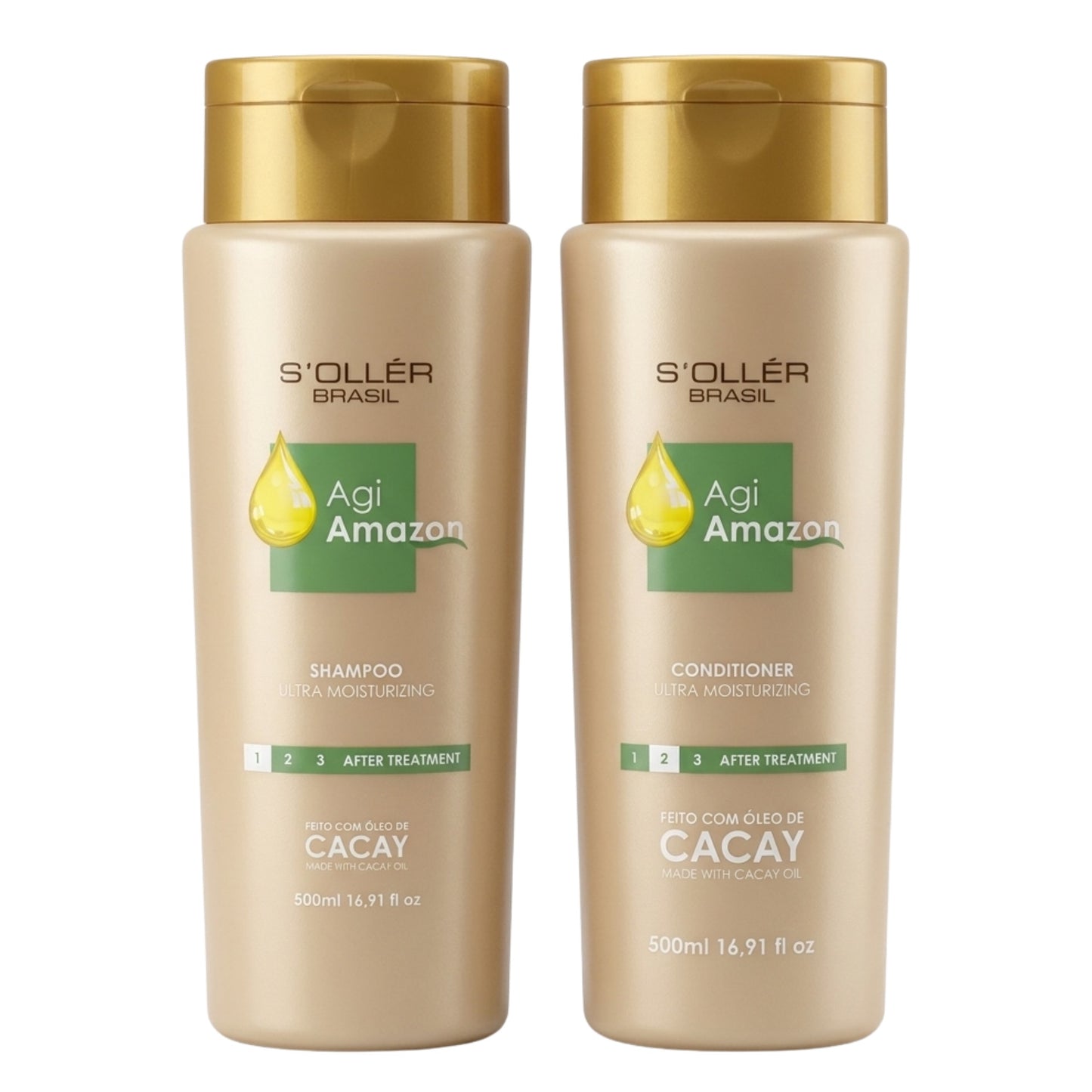Agi Amazon Ultra Moisturizing Shampoo and Conditioner 500ml