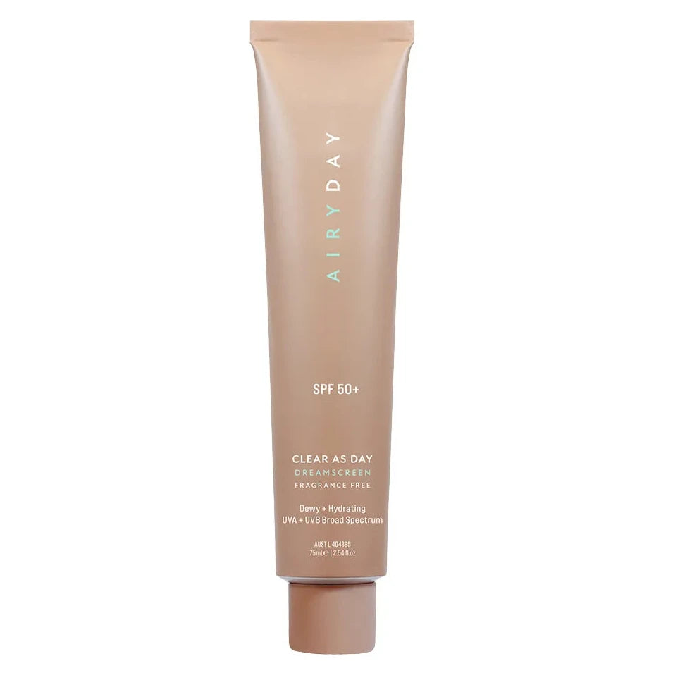 Airyday Clear As Day Dreamscreen SPF 50+ Broad Spectrum Fragrance Free 75ml