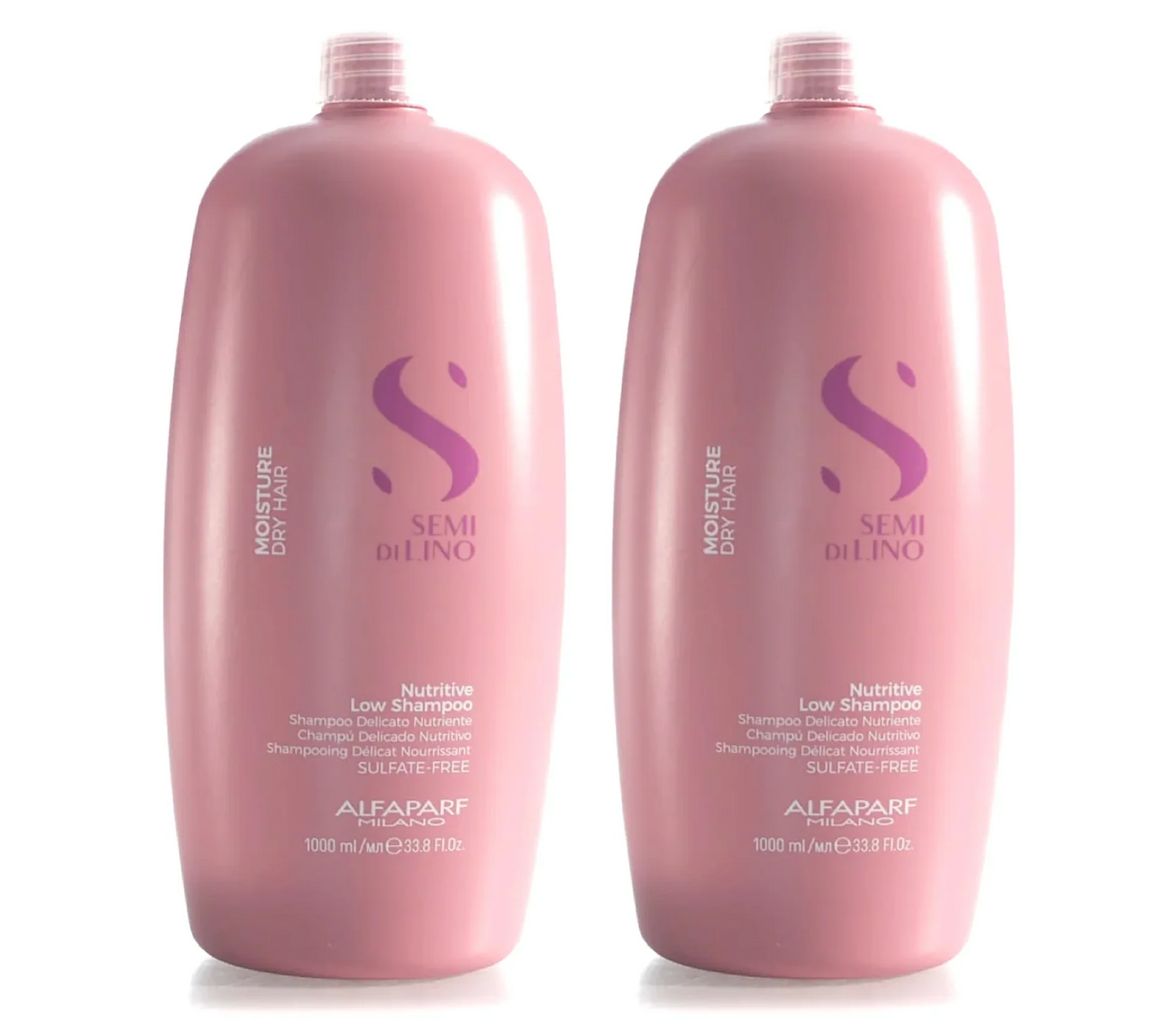 Alfaparf Milano Semi Di Lino Moisture Nutritive Low Shampoo 1000ml (2pc)