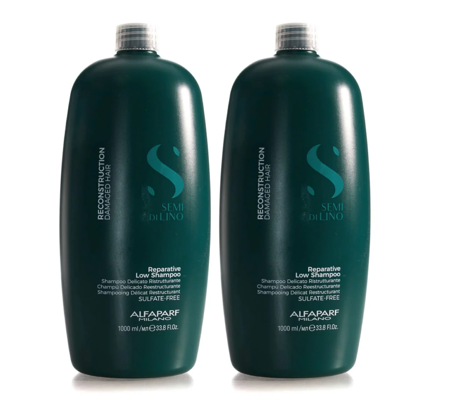 Alfaparf Milano Semi Di Lino Reconstruction Reparative Low Shampoo 1000ml (2pc)