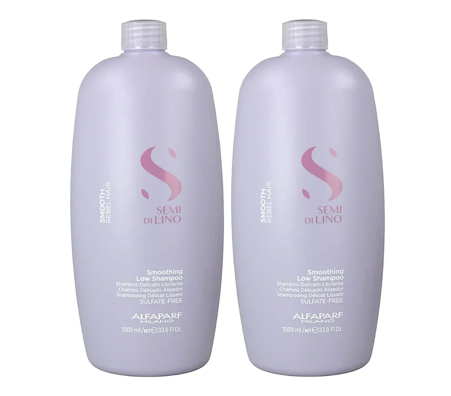 Alfaparf Semi Di Lino Smoothing Low Shampoo 1000ml (2pc)