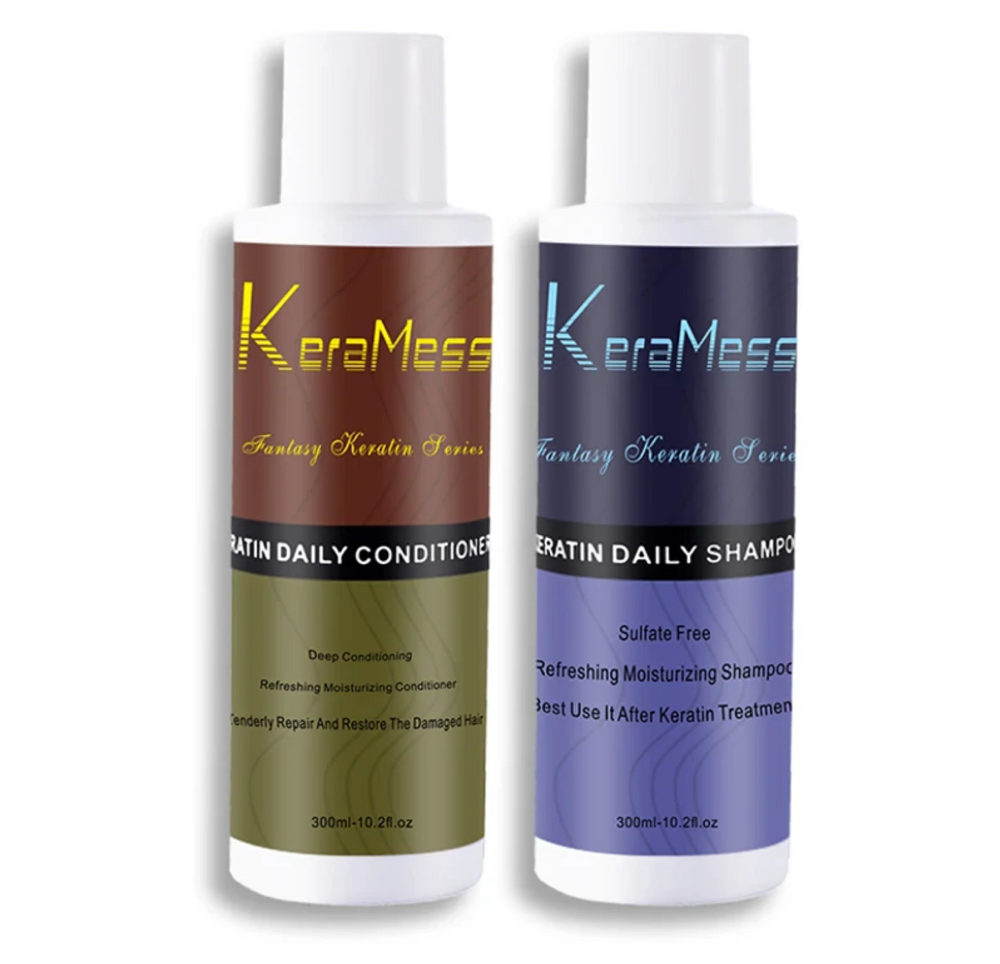 Keramess Keratin Daily Shampoo & Conditioner 300ml Duo