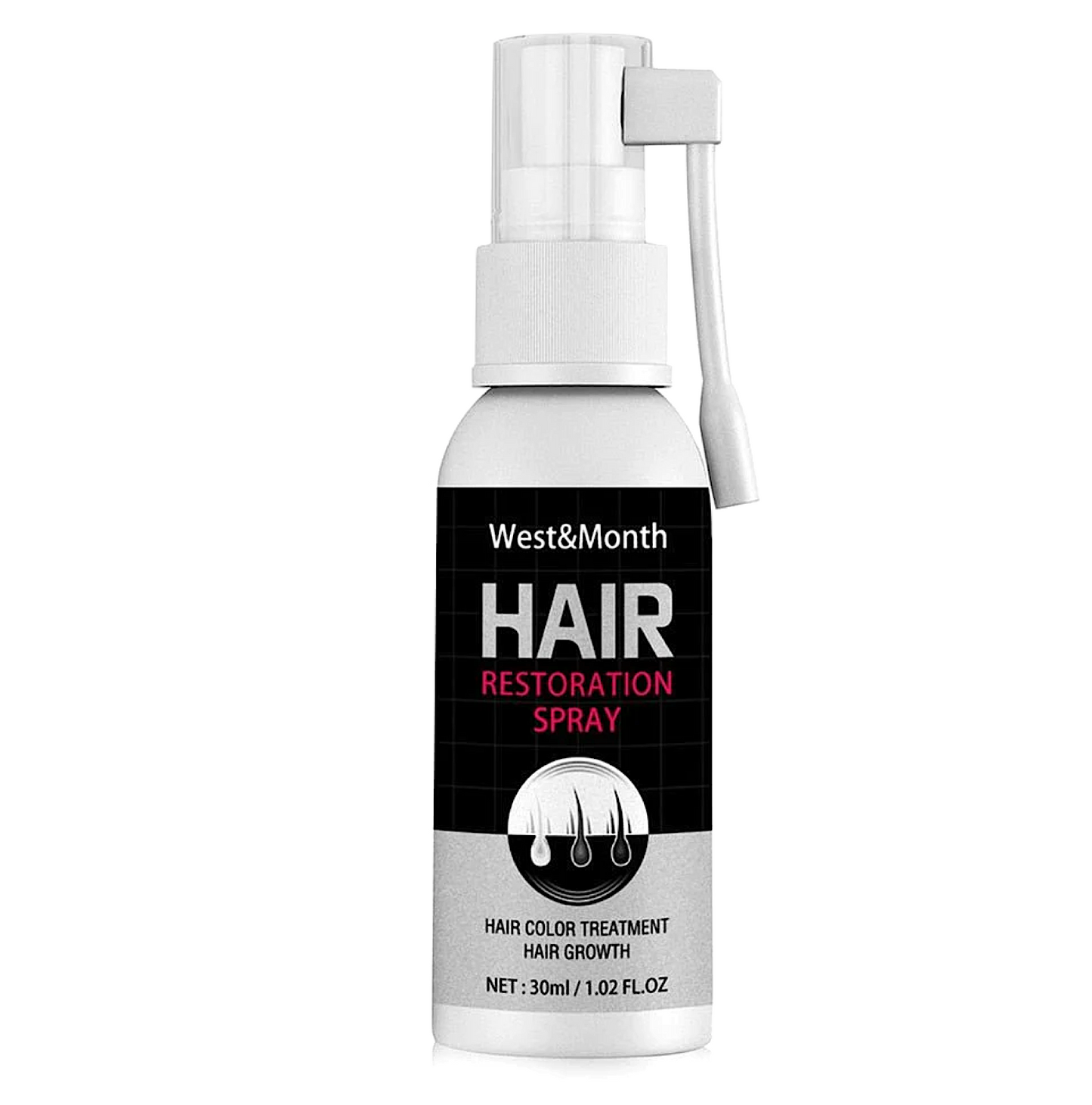 West & Month Hair Restoration Spray Hair Growth Treatment