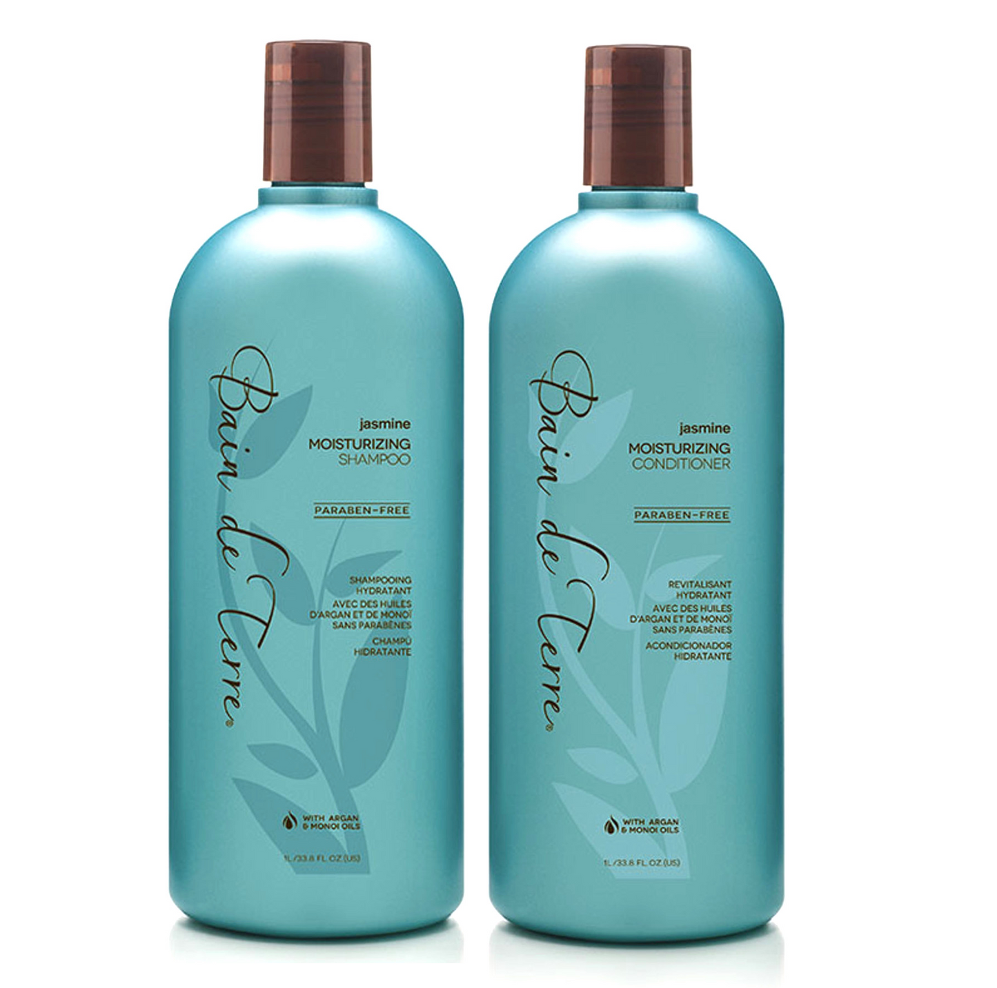 Bain de Terre Jasmine Moisturising Shampoo and Conditioner 1000ml