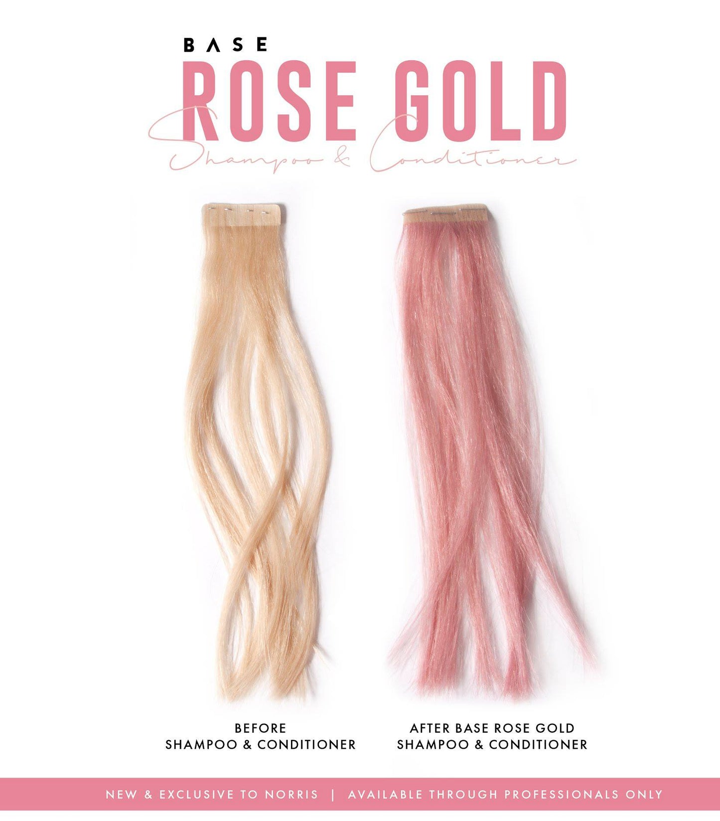 Base Rose Gold Shampoo and Conditioner