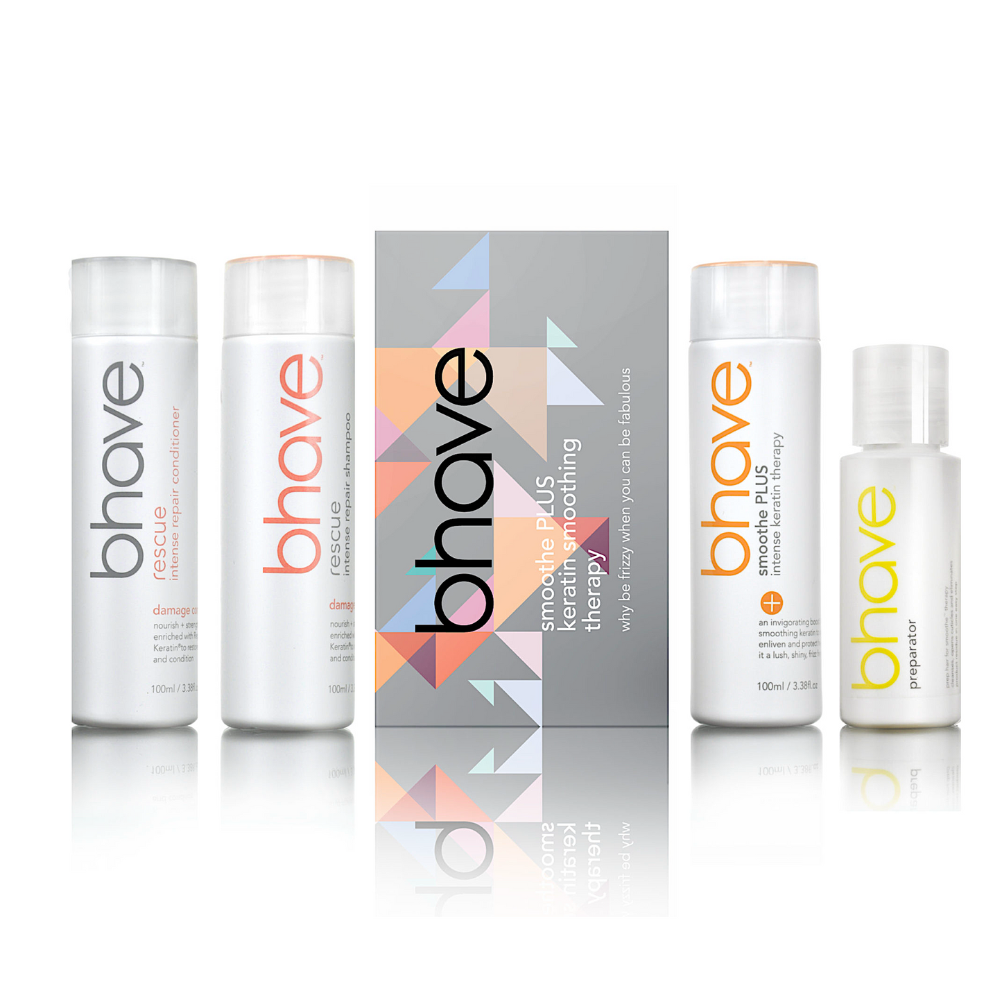 Bhave Smoothe Plus Keratin Smoothing Rescue Shotbox