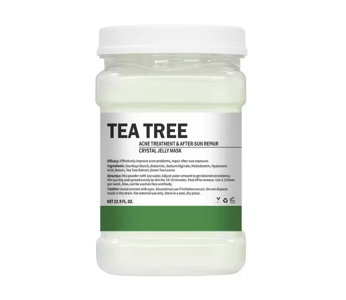 Crystal Jelly Mask Acne Treatment Sun Repair Tea Tree Peel 650g