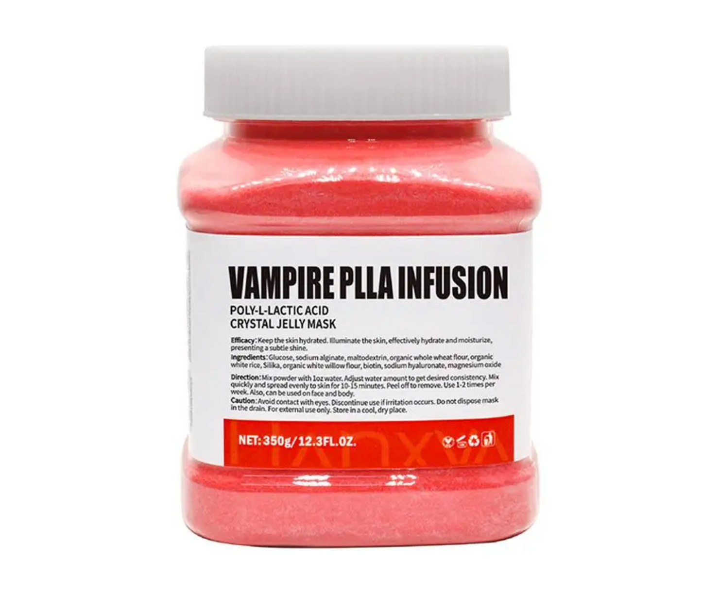 Crystal Jelly Mask Polylactic Acid Vampire Plla Infusions Peel 350g