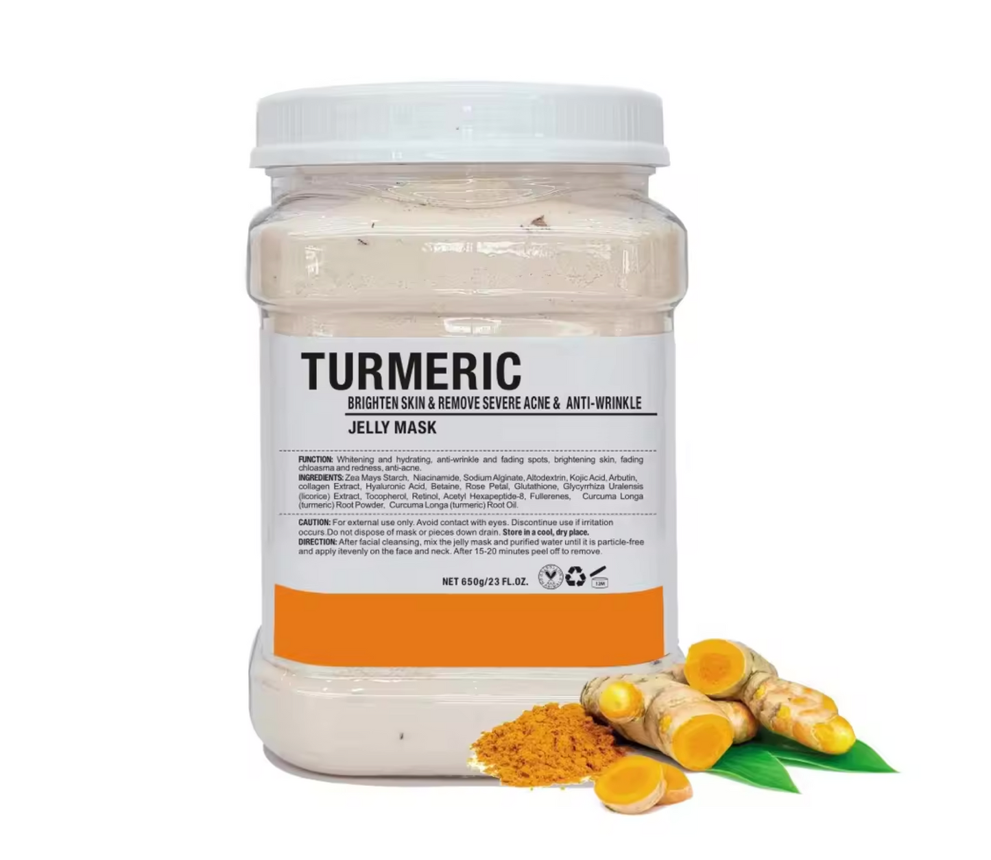 Crystal Jelly Mask Turmeric Skin Brightening Peel 650g