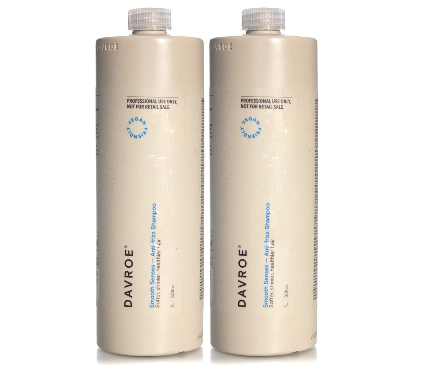Davroe Smooth Senses Anti Frizz Shampoo 1000ml (2pc)