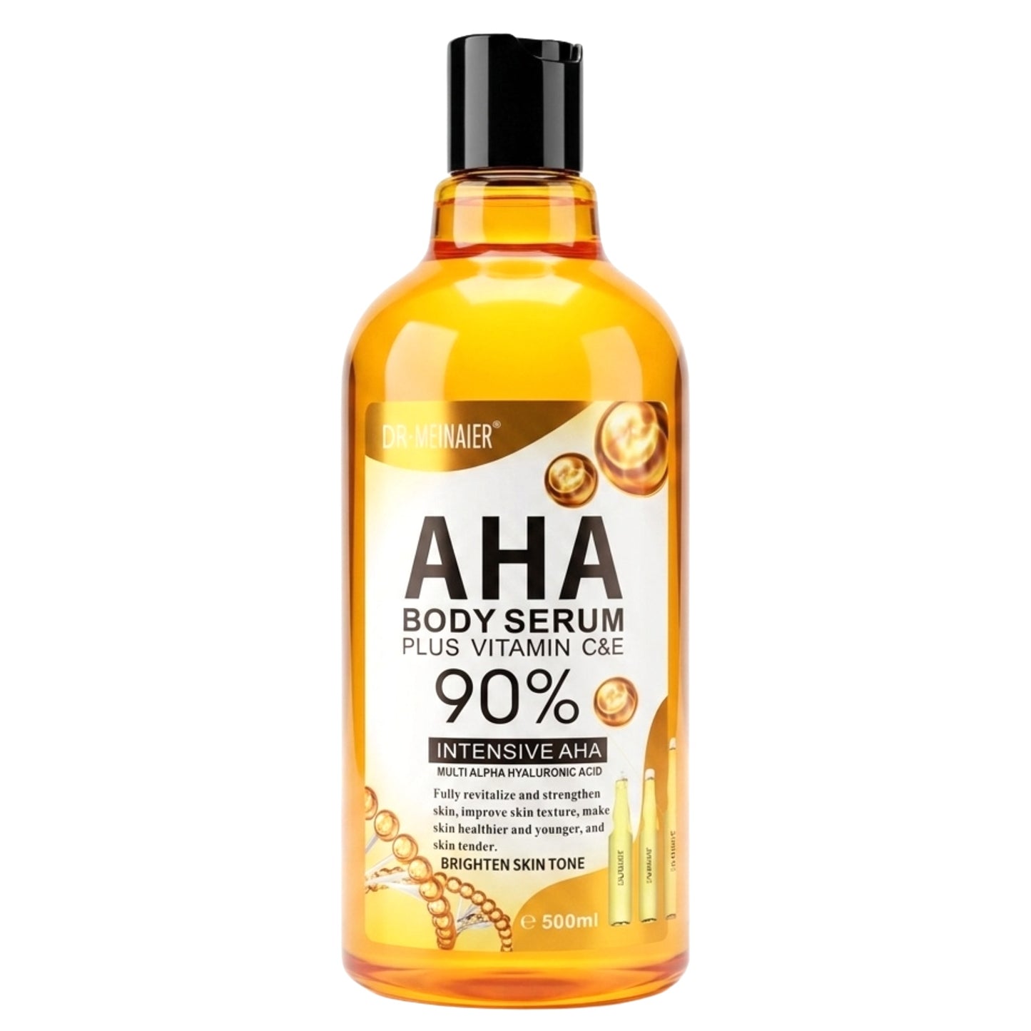 Dr Meinaier 90% Intensive AHA Body Serum Vitamin C & E 500ml