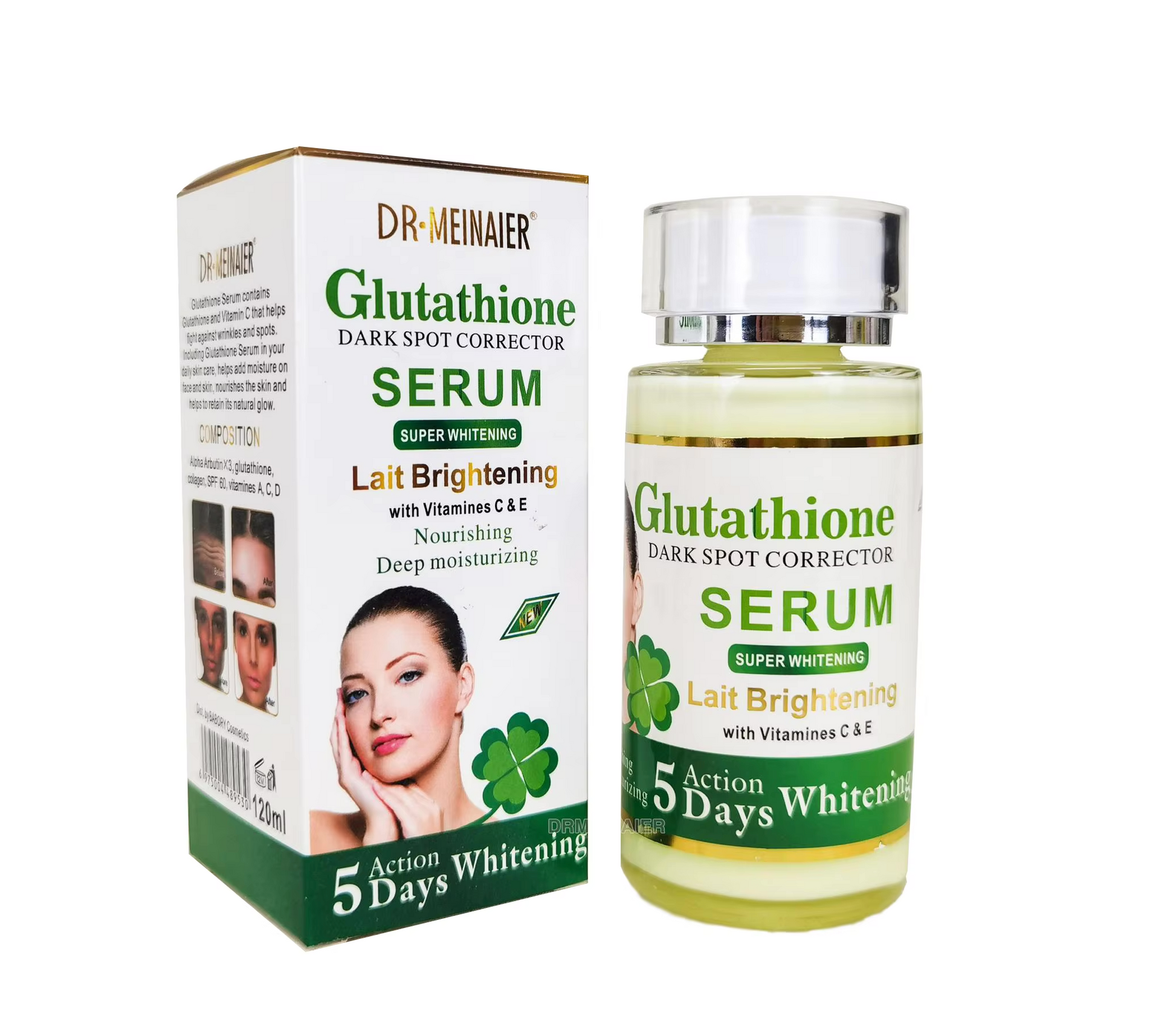 Dr Meinaier Glutathione Dark Spot Corrector Serum Whitening 5 Days 120ml