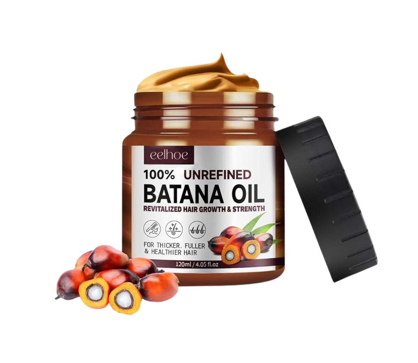 Eelhoe 100% Unrefined Batana Oil Regrowth Hair Mask 120ml