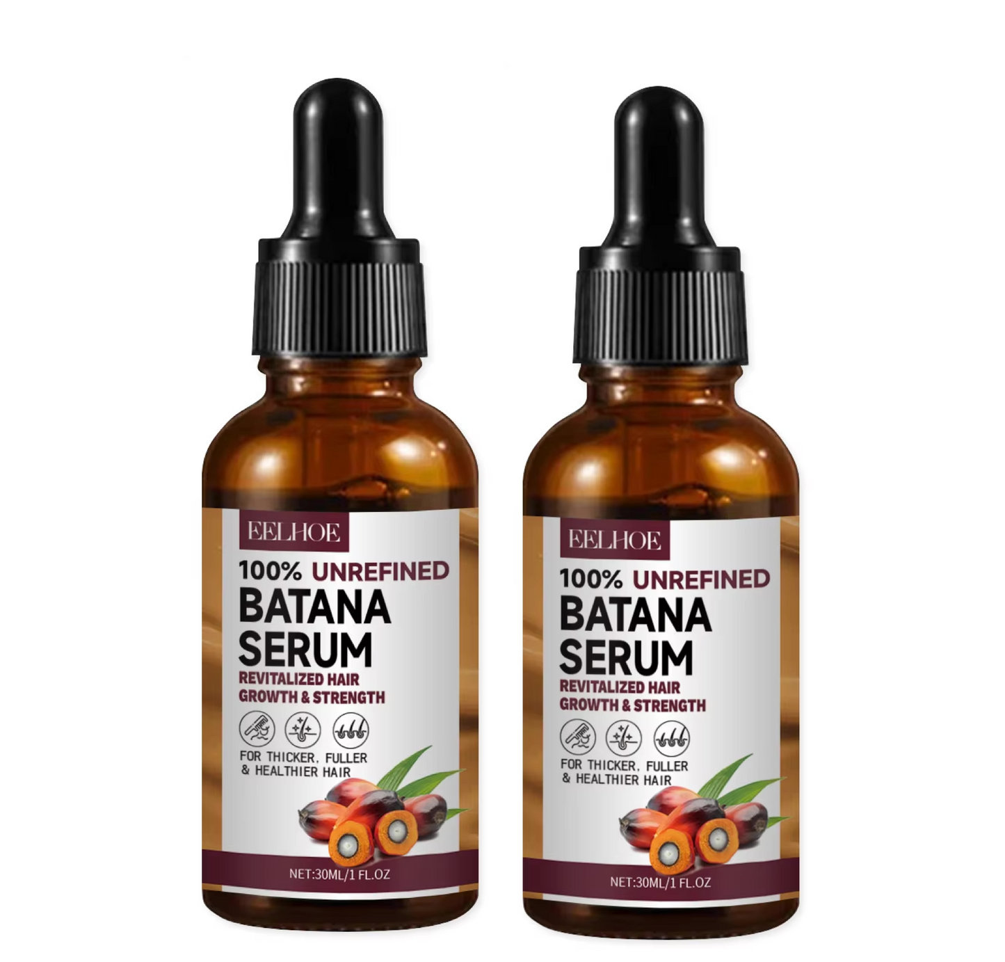 Eelhoe 100% Unrefined Batana Serum 30ml (2pc)