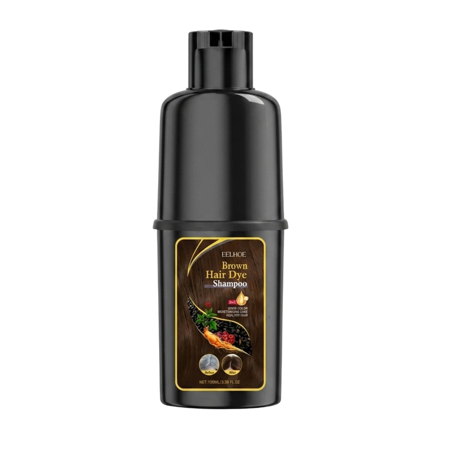 Eelhoe Brown Hair Dye Shampoo 100ml