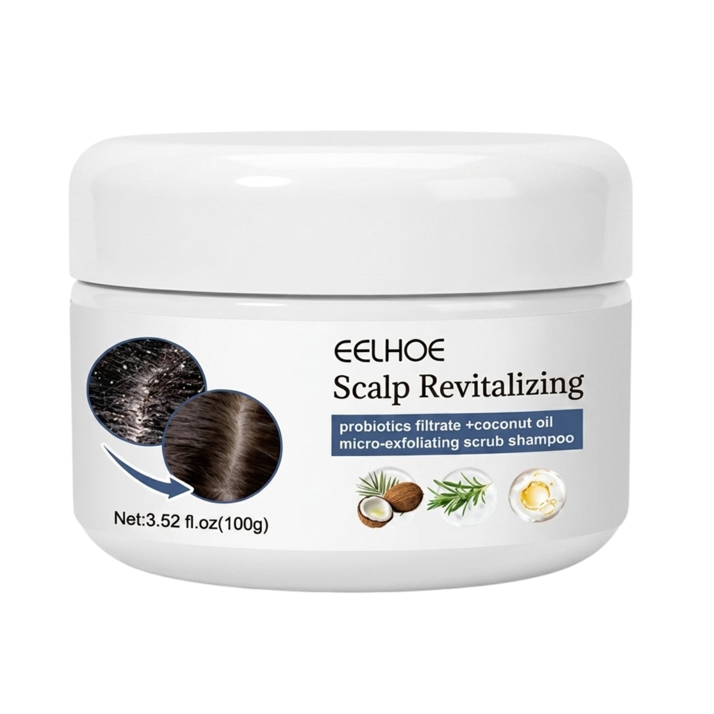 Eelhoe Scalp Revitalising Micro Exfoliating Scrub 100g
