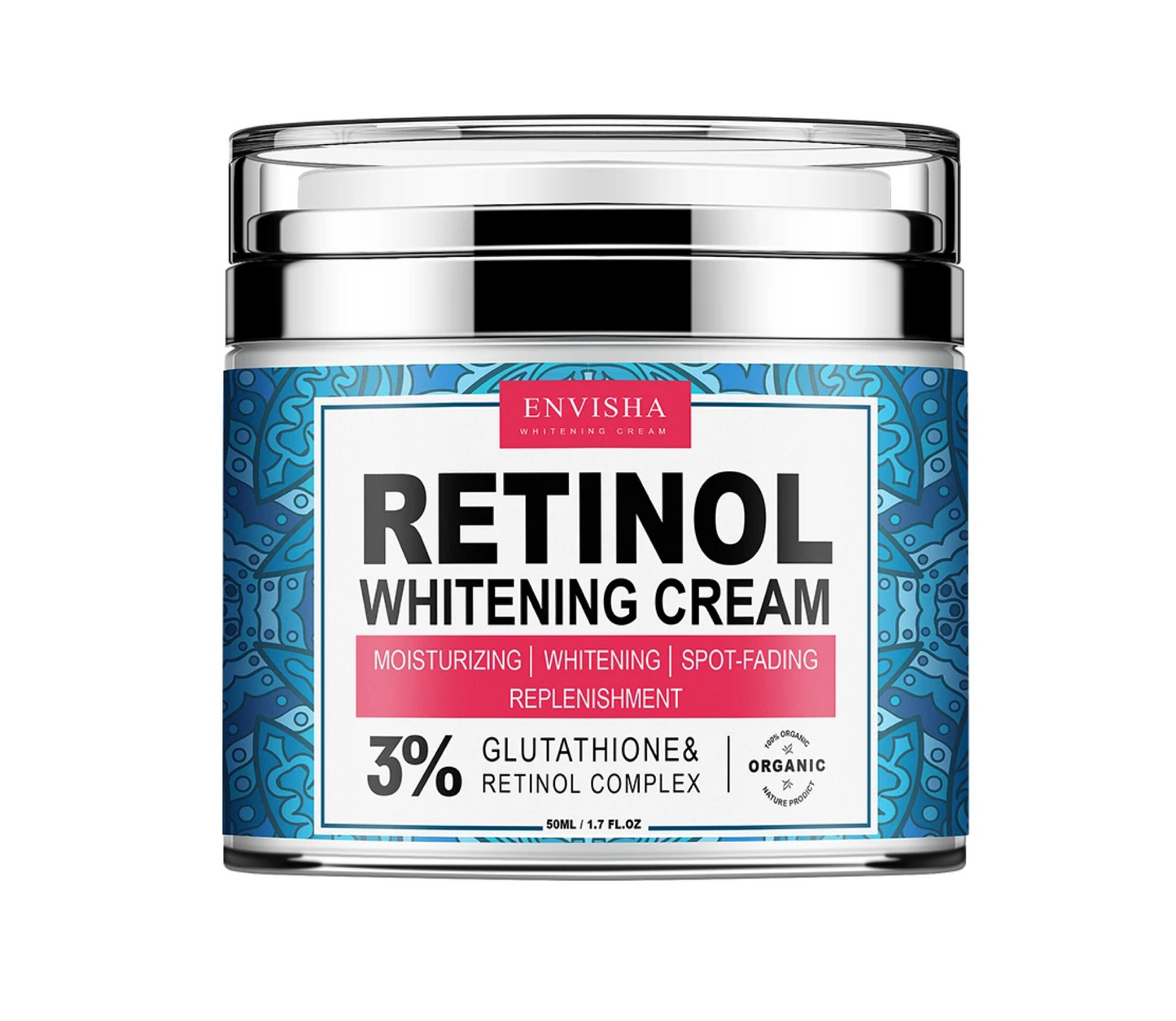 Envisha Retinol Whitening Cream Glutathione Complex 50ml