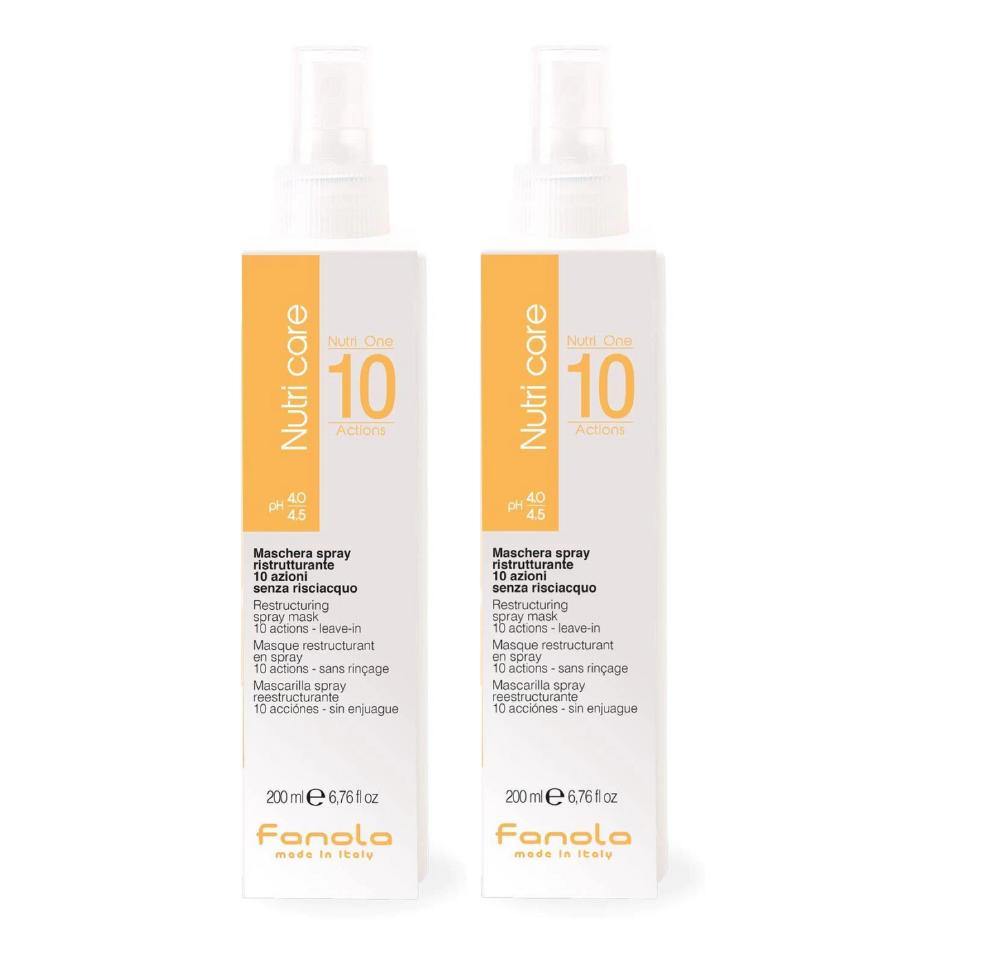 Fanola Nutricare Nourishing Restructuring Leave In Spray Mask 200ml (2pc)
