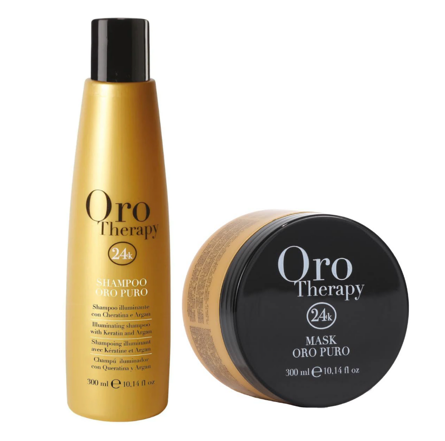 Fanola Oro Therapy 24K Argan Oil Shampoo and Mask 300ml
