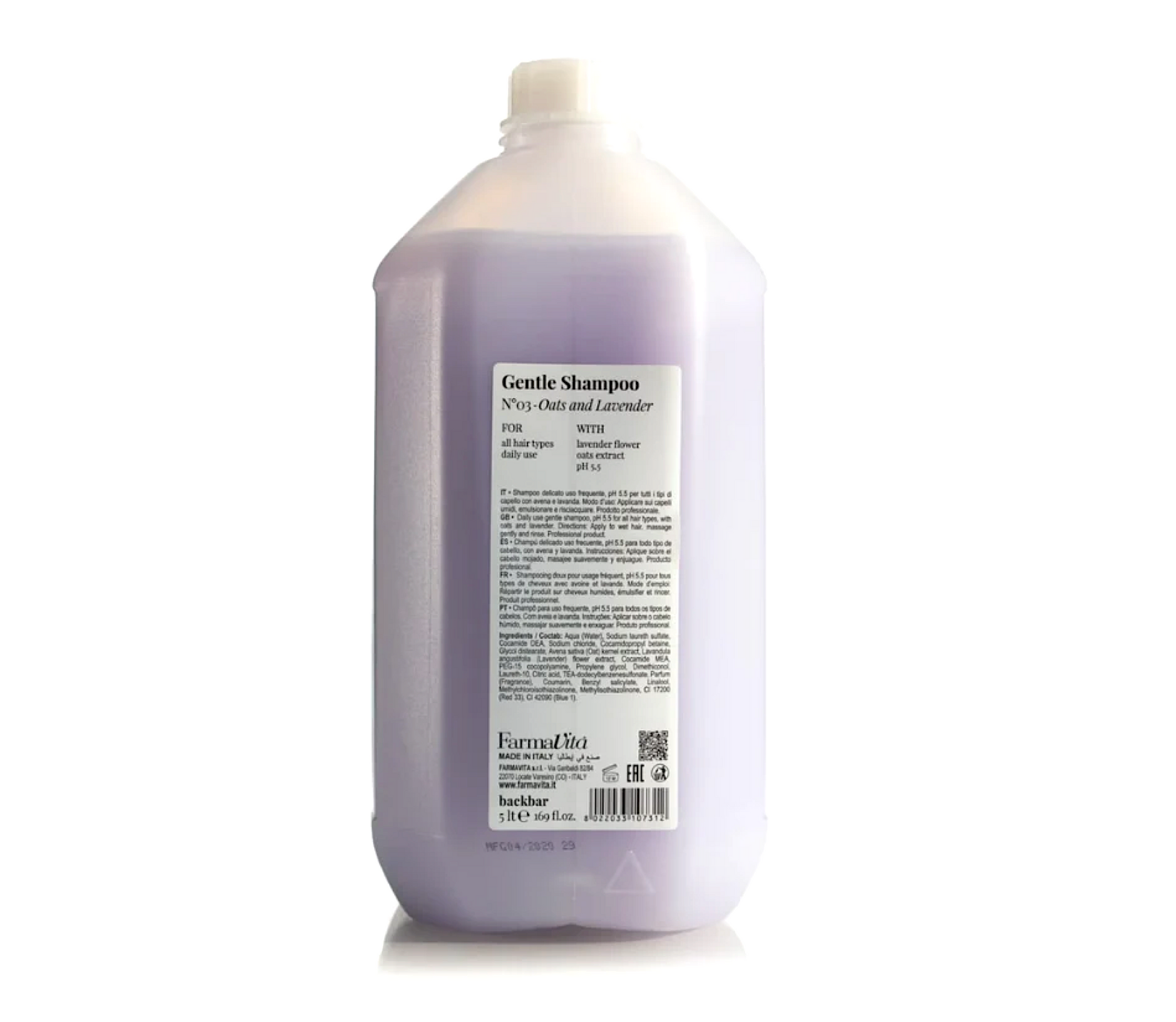 Farmavita Oats and Lavender Shampoo 5L