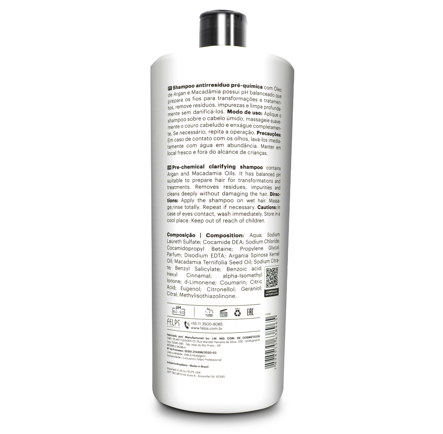 Felps Clarifying Anti-Residue Shampoo Deep Cleansing 1000ml
