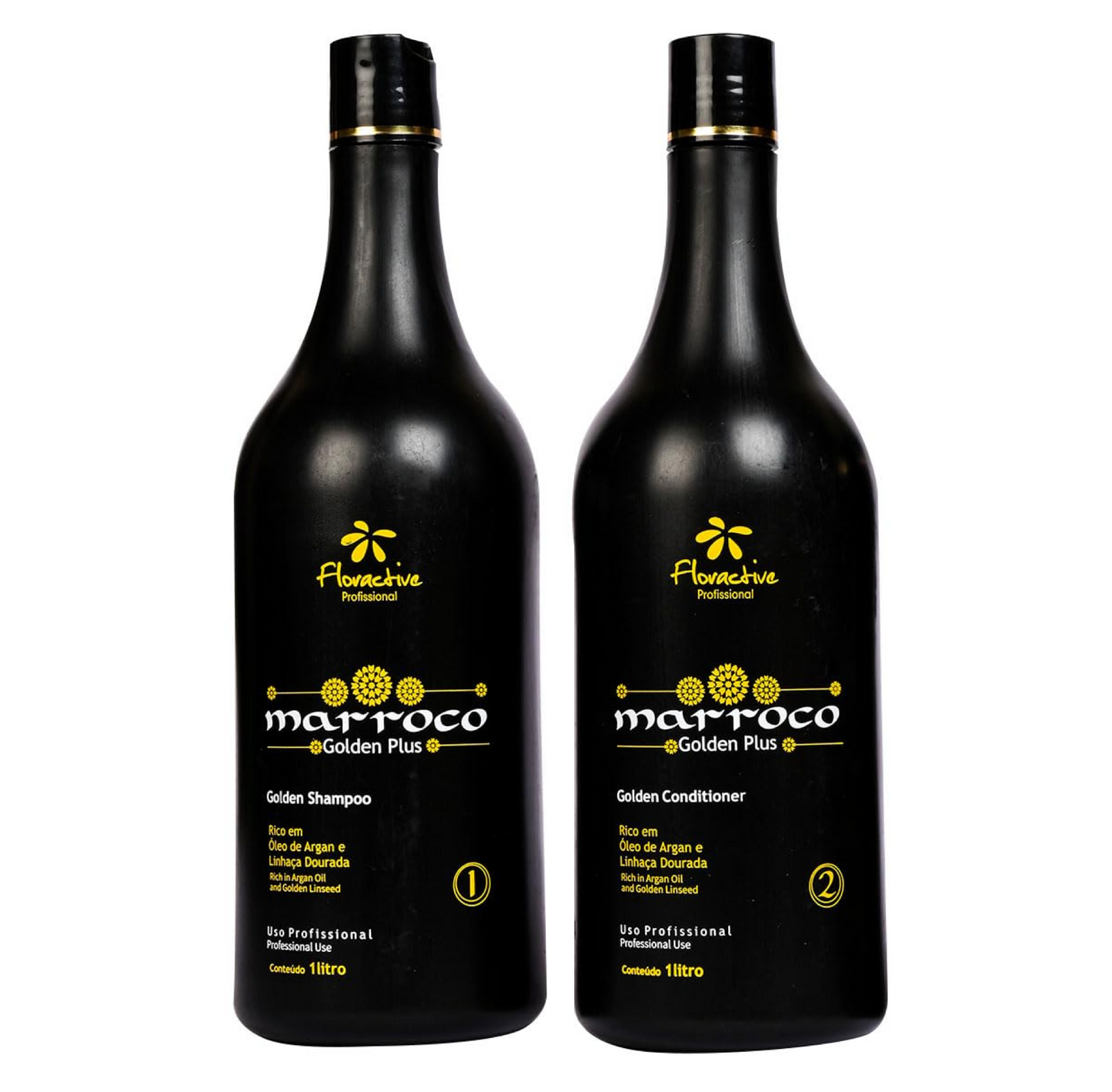 Floractive Marocco Golden Plus Golden Shampoo and Conditioner 1000ml