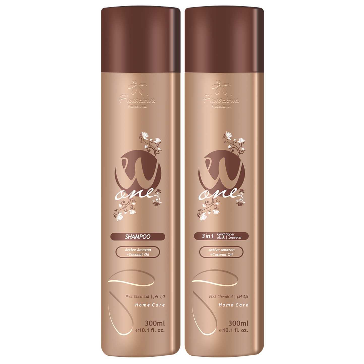 Floractive W One Shampoo and 3 In 1 Conditioner Mask 300ml
