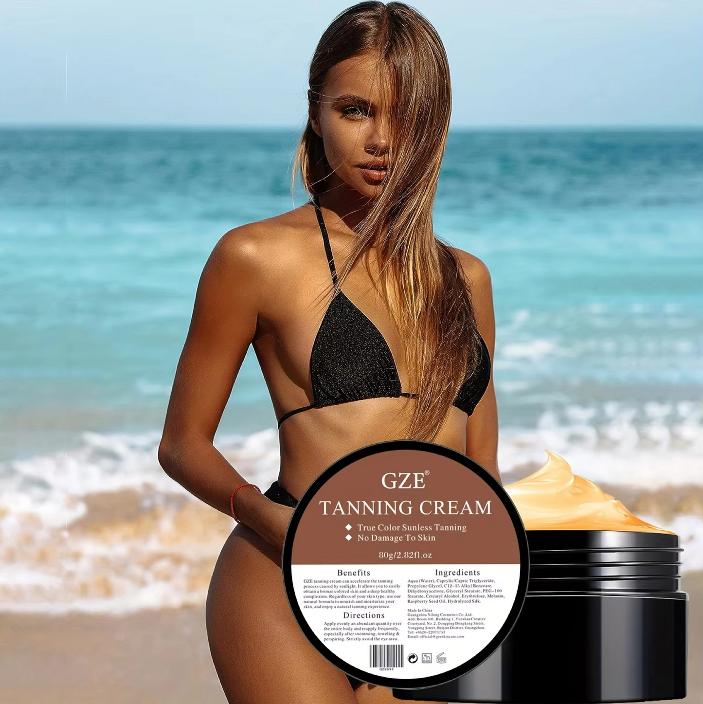 GZE Tanning Cream Sunless Tanning 80g