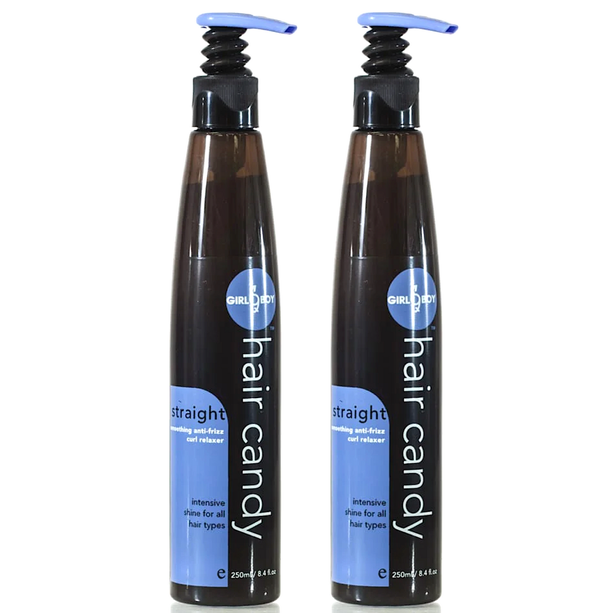 Girlboy Straight Smoothing Anti Frizz Curl Relaxer 250ml Duo