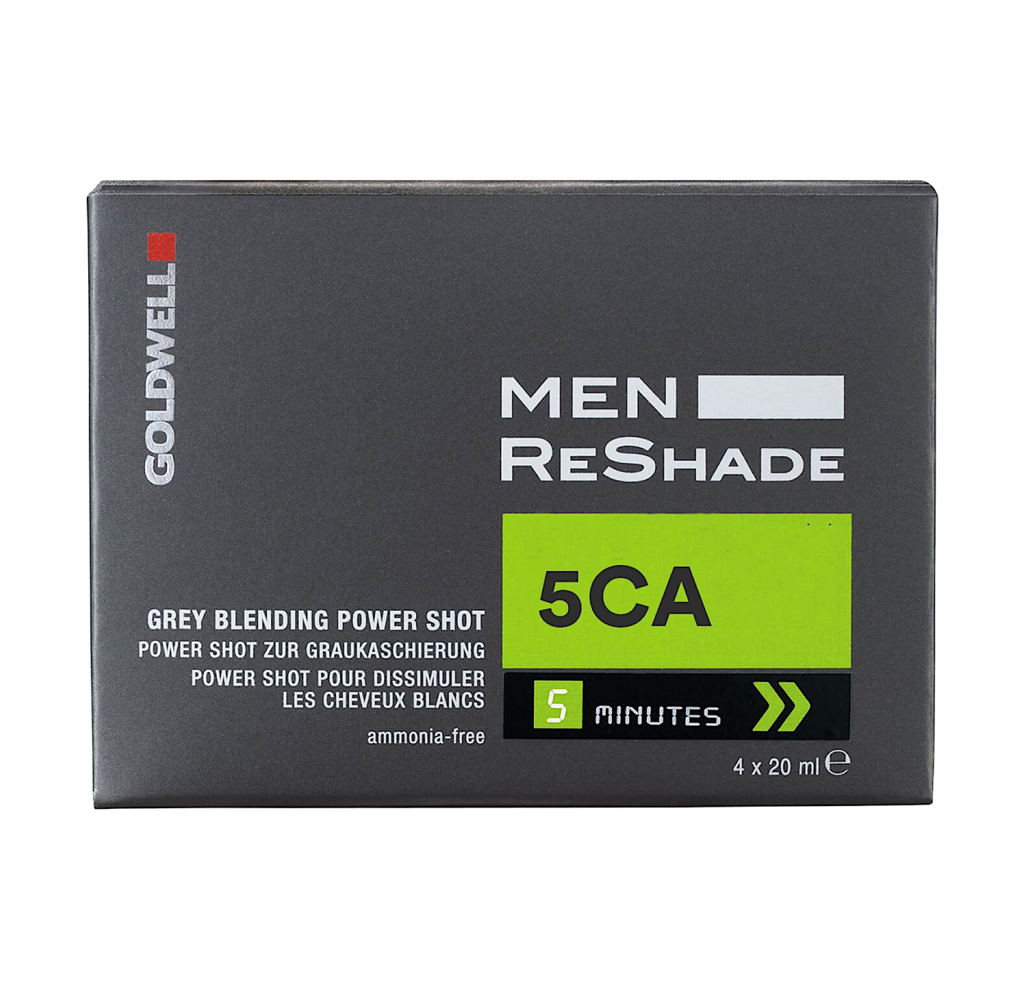 Goldwell Men Reshade 5CA Grey Blending Cool Ash Light Brown 4 x 20ml