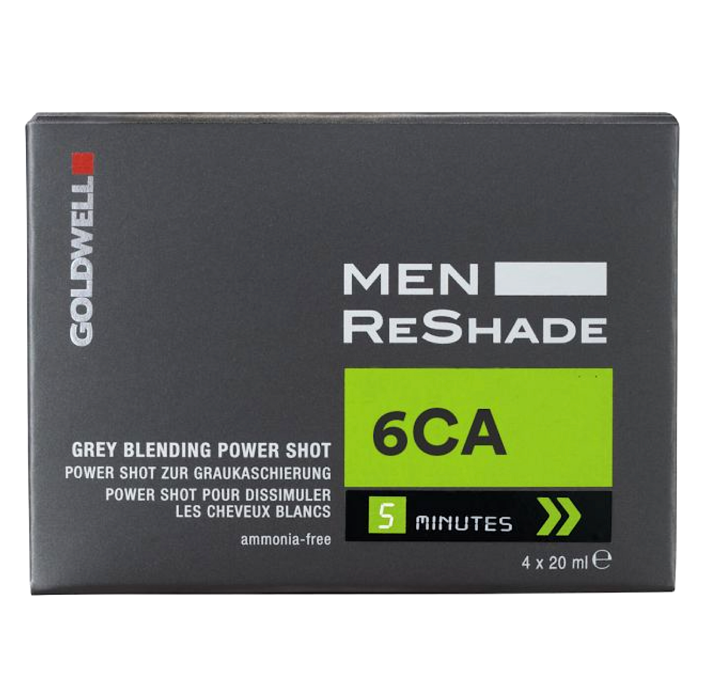 Goldwell Men Reshade 6CA Grey Blending Cool Ash Dark Blonde 4 x 20ml