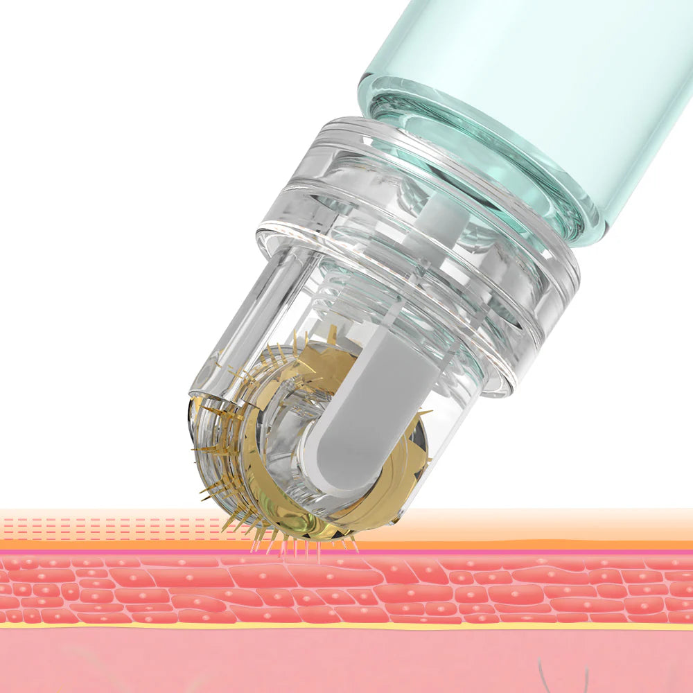 Hydra Roller Derma Titanium Microneedling Rolling Tool