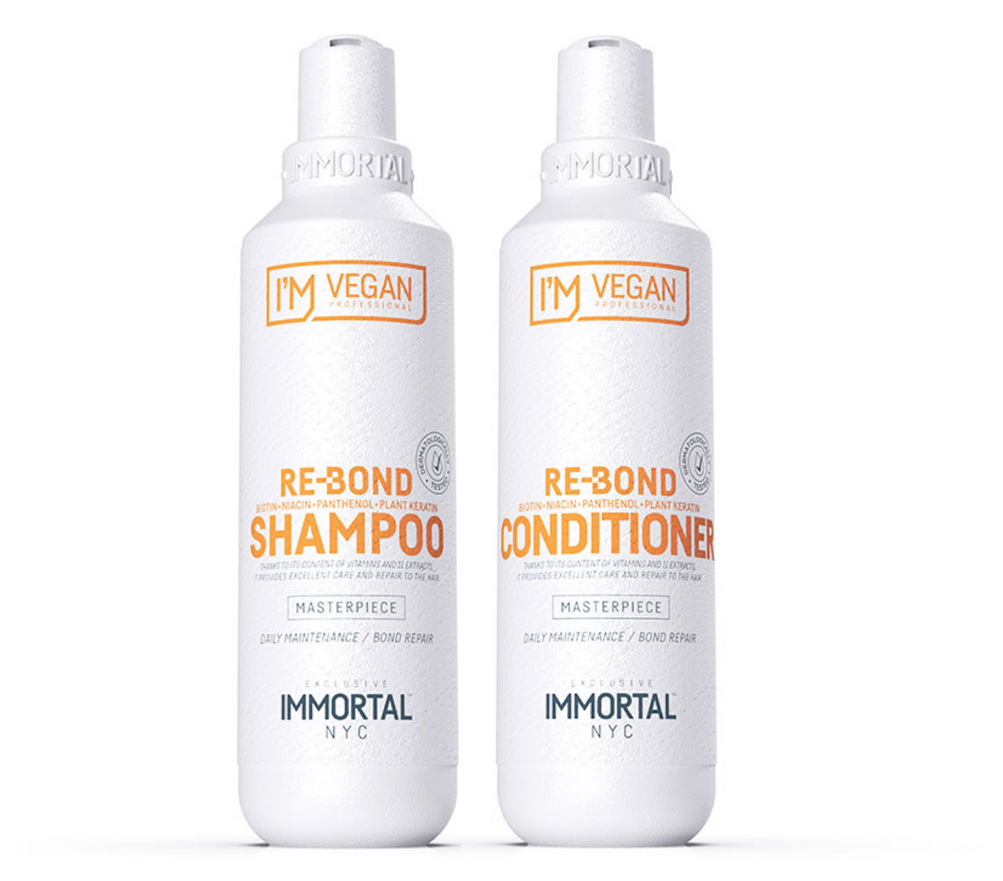 Immortal NYC I'm Vegan Re-Bond Shampoo and Conditioner 250ml