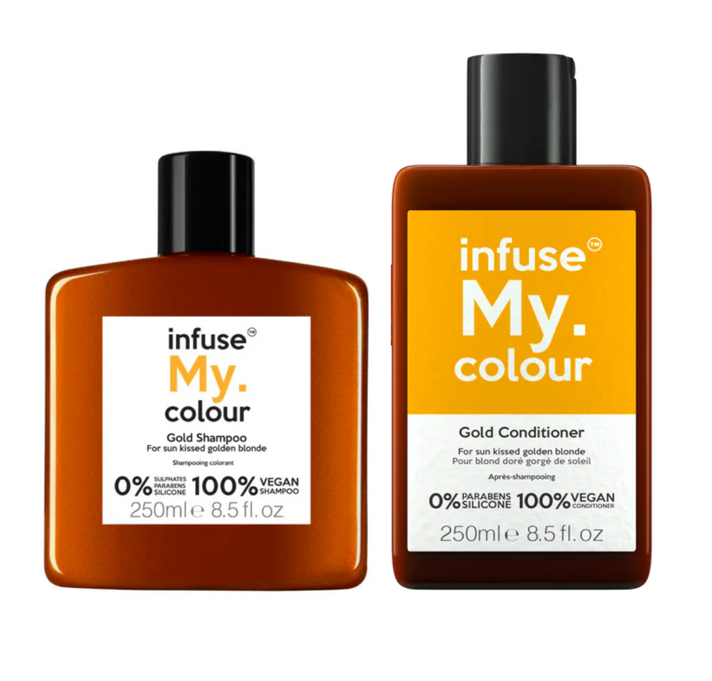 Infuse My Colour Gold Blonde Shampoo and Conditioner 250ml