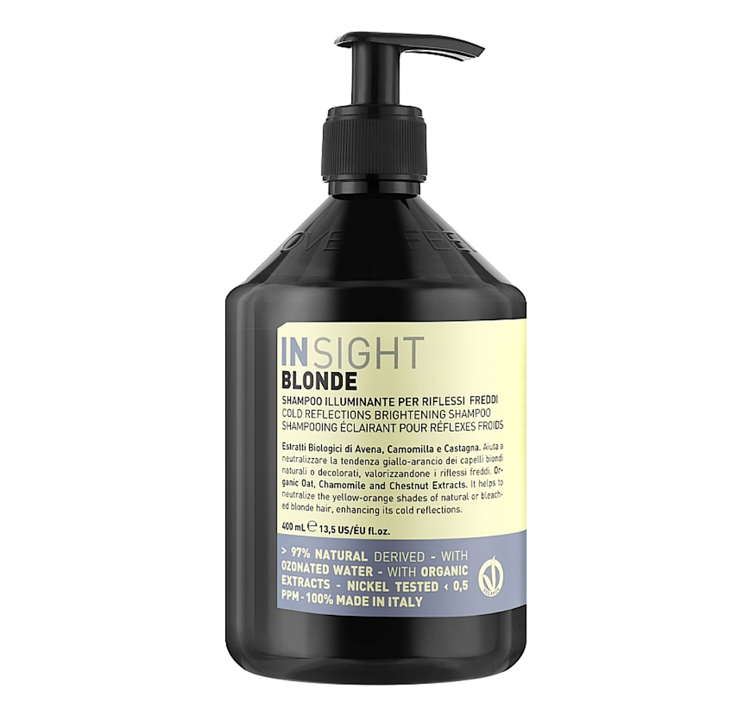 Insight Blonde Cold Reflections Eliminate Yellow Shampoo 400ml