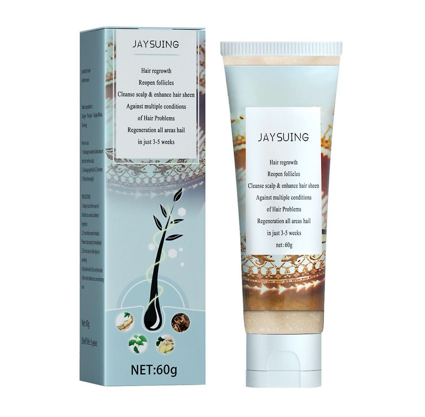 Jaysuing Hair Regrowth Scalp Scrub 60g