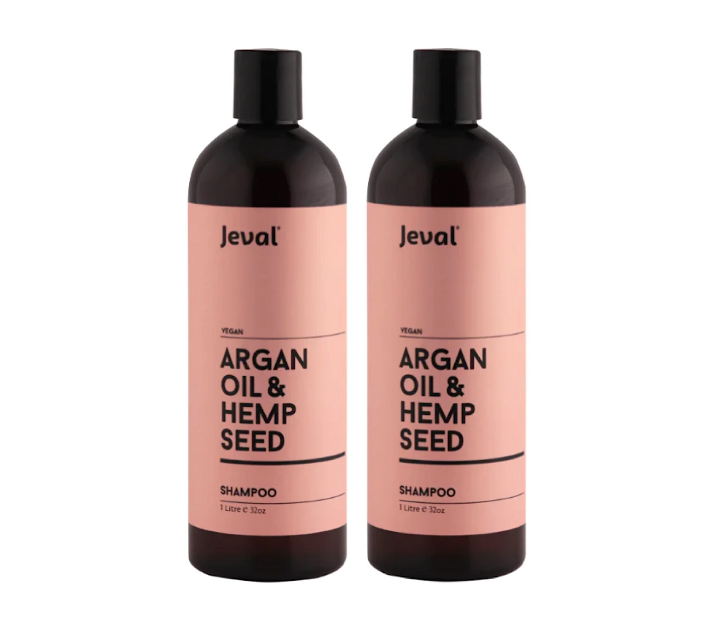 Jeval Argan Oil & Hemp Seed Shampoo 1000ml (2pc)