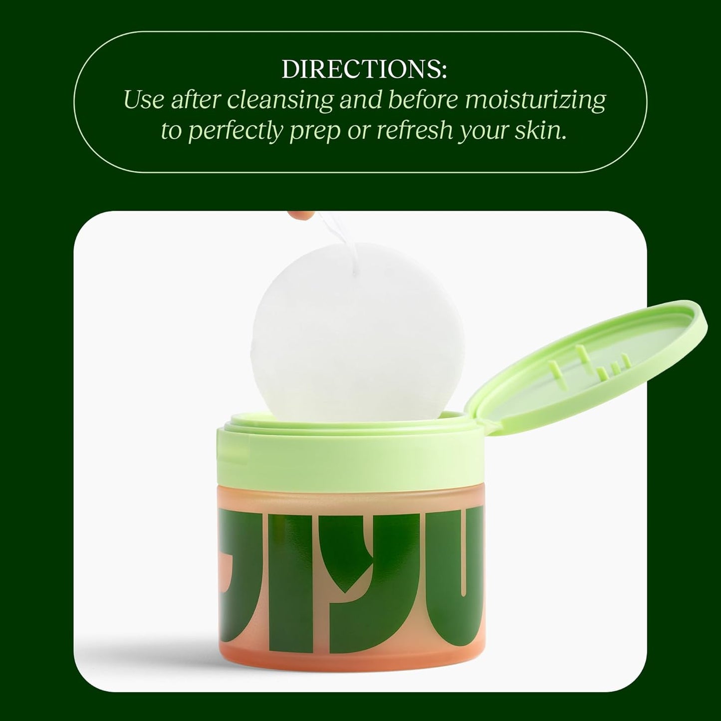 Jiyu NAD + Renewal and Rejuvenation Toner Pads 100pc