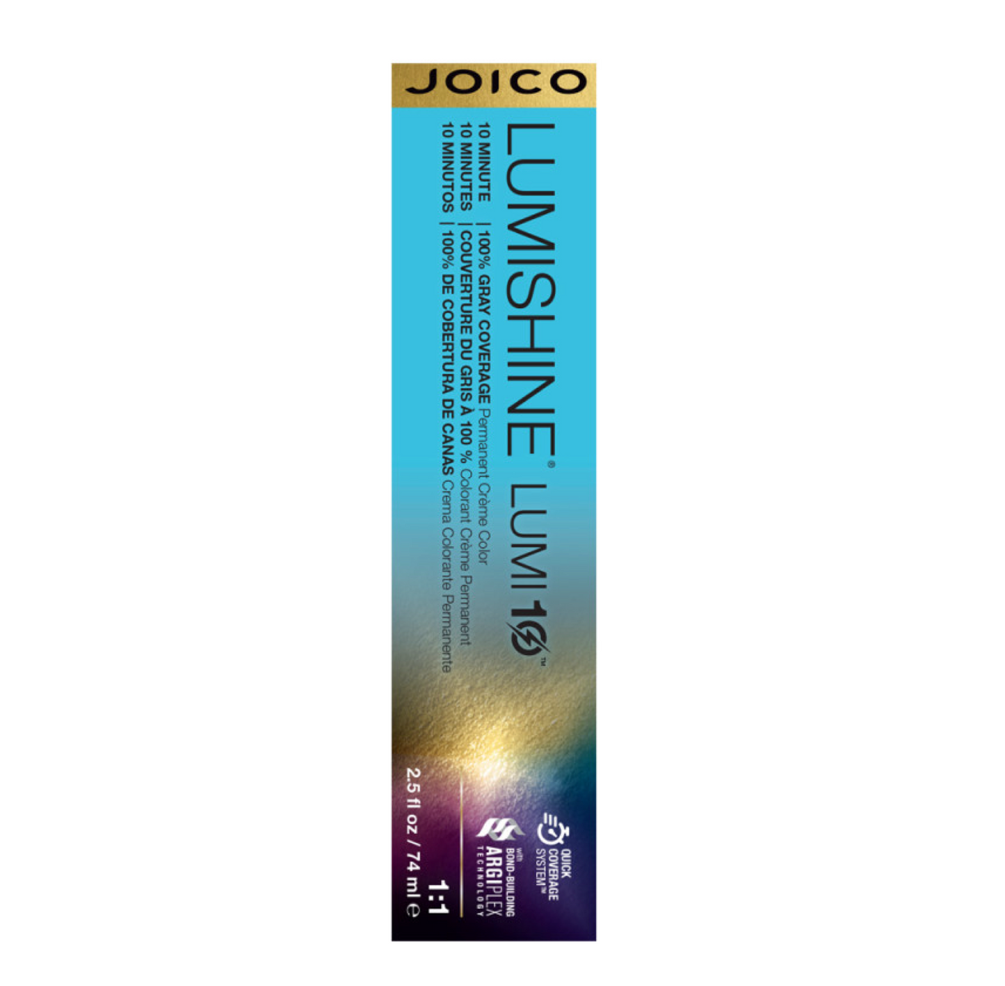 Joico Lumishine Lumi10 10 Minute Gray Coverage Permanent Creme Color 74ml