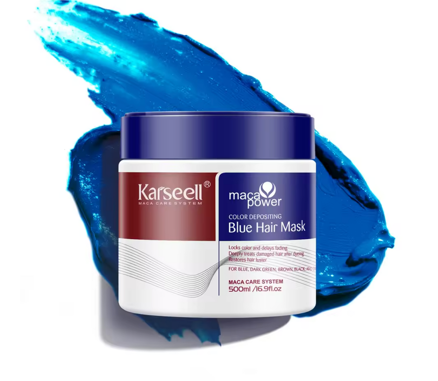 Karseell Maca Power Blue Hair Mask 500ml