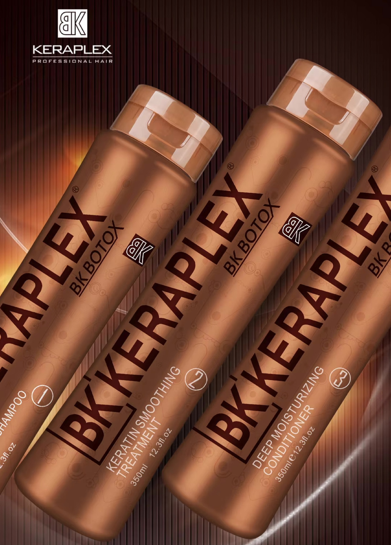 Keraplex Keratin Brazilian Smoothing Treatment 350ml Kit