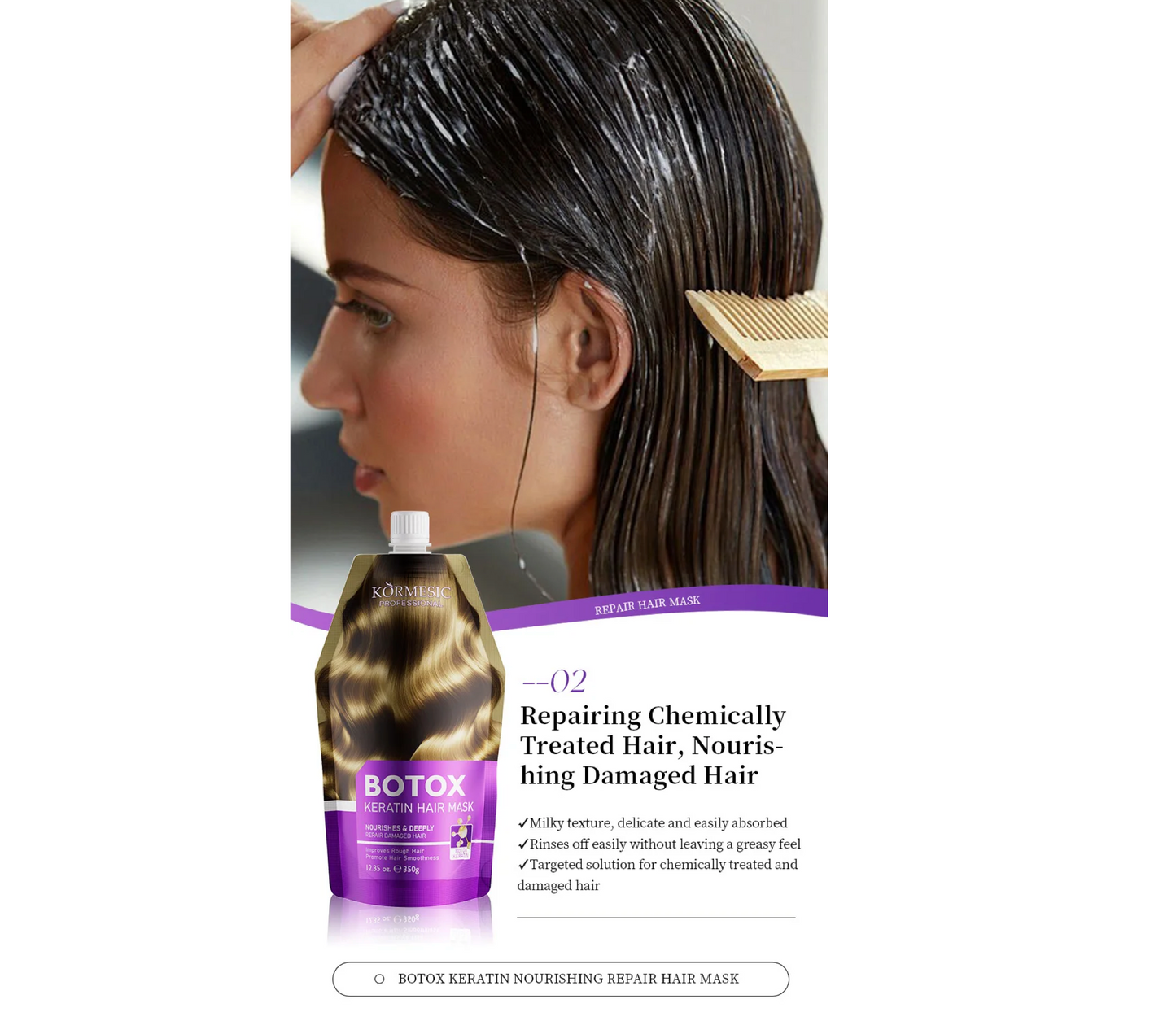 Kormesic Botox Keratin Hair Mask 350g