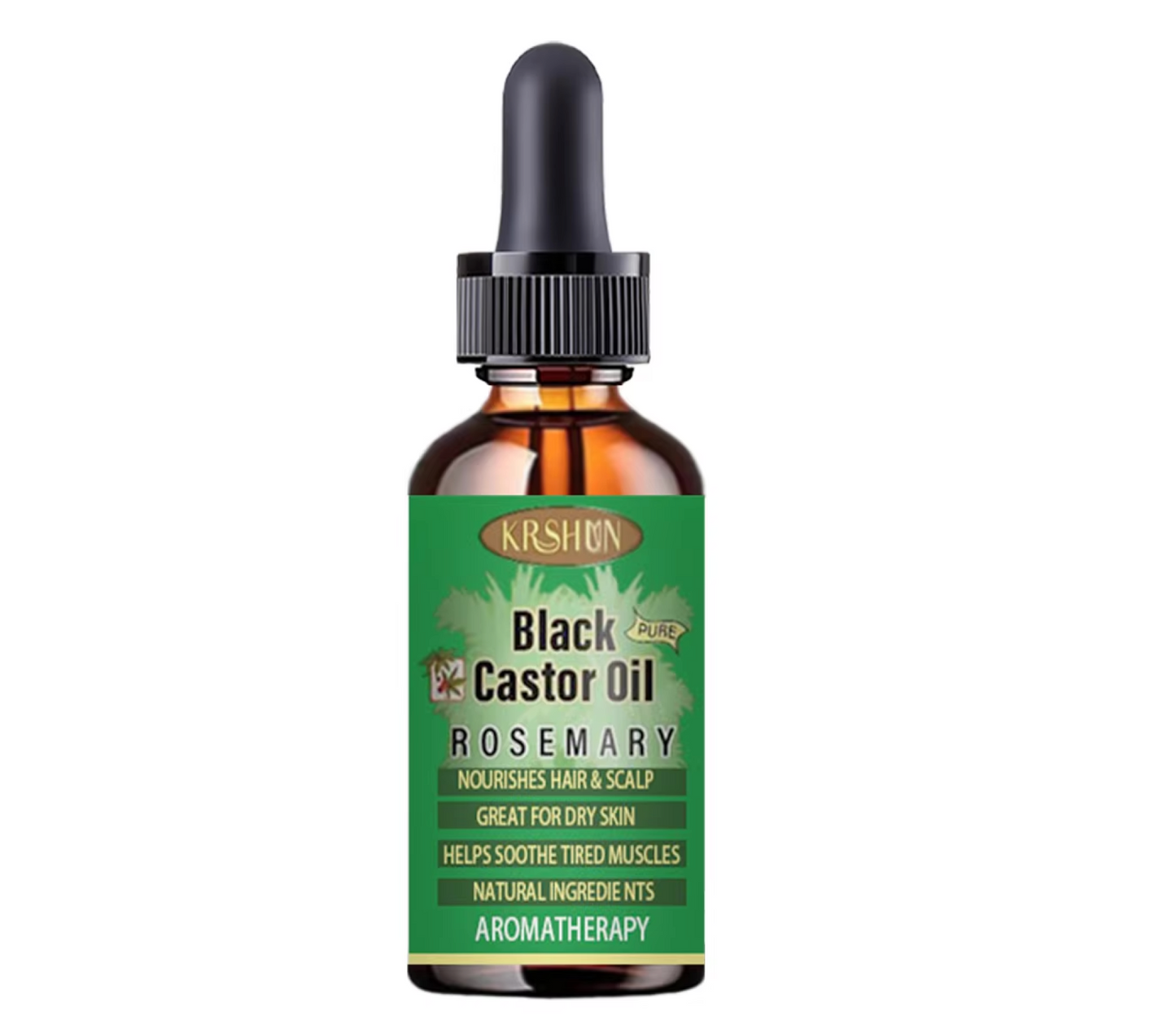 Krshun Black Castor Oil Rosemary Hair & Scalp 50ml