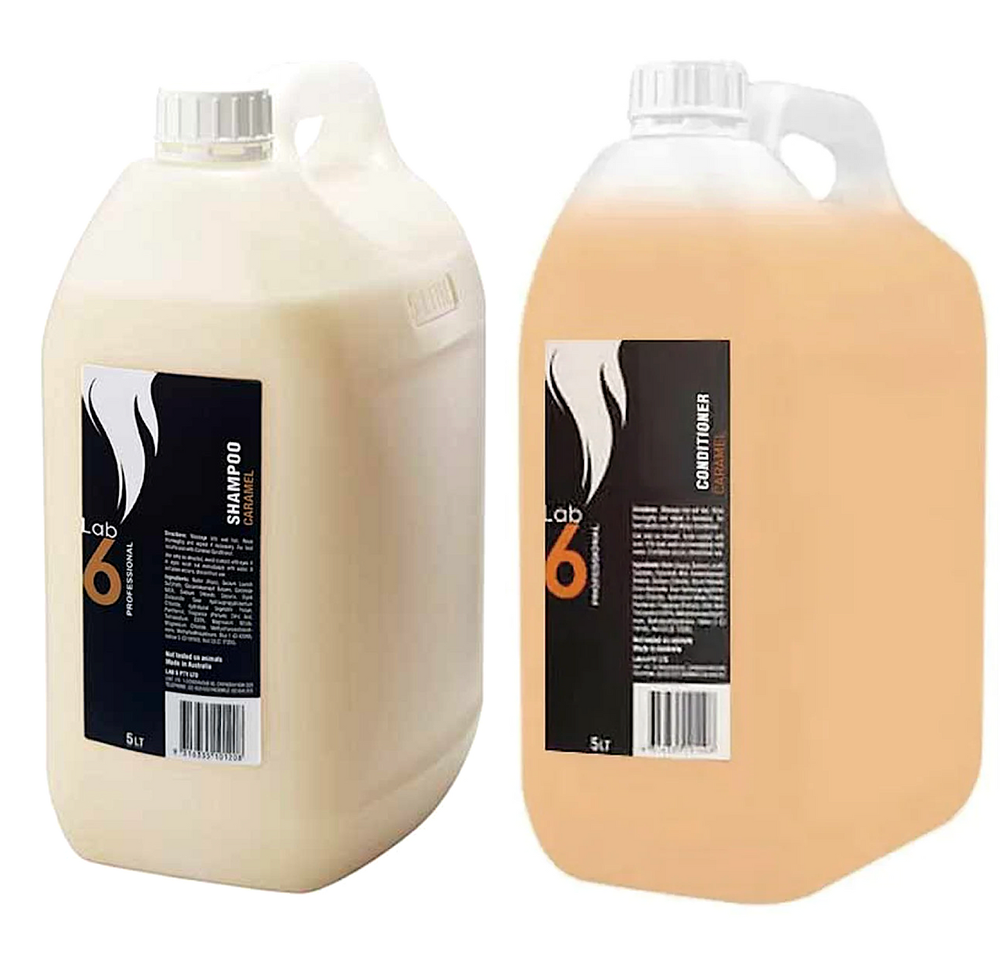 Lab 6 Caramel Shampoo and Conditioner 5L