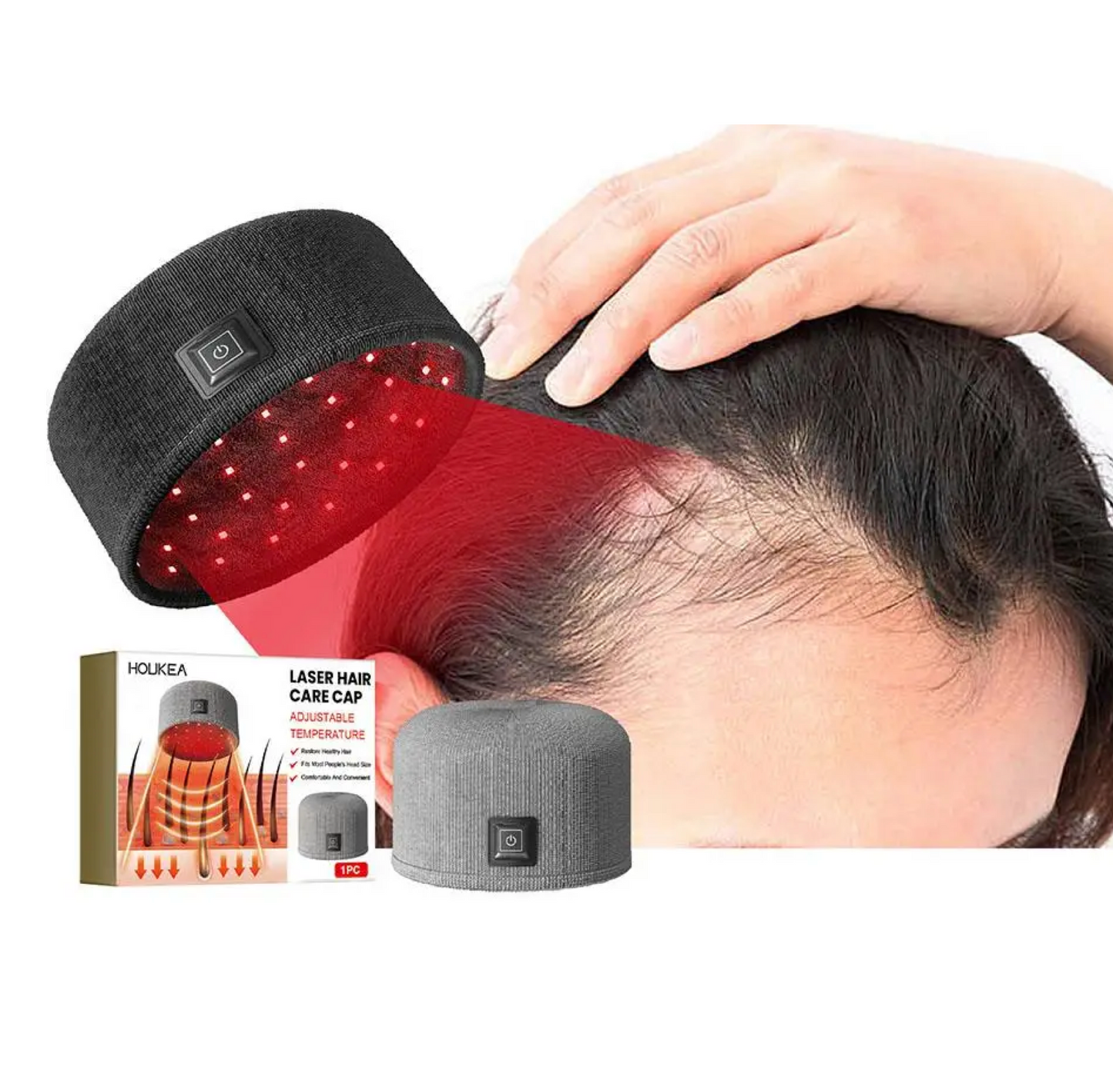 Laser Red Light Therapy Hair Care Regrowth Cap