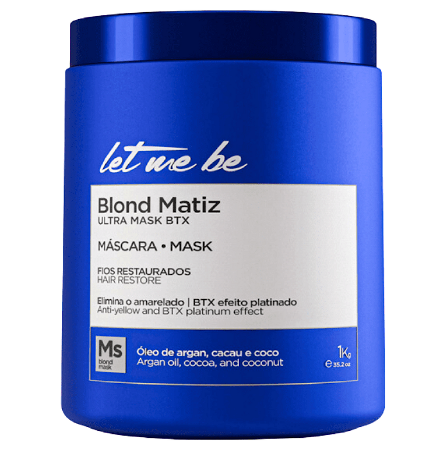 Let Me Be Blond Matiz Anti Yellow Platinum Effect Mask 1000ml