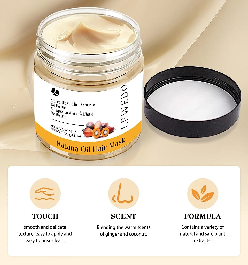Lewedo Batana Oil Hair Butter Mask and Hair Oil + Batana Hair Spray (3pc)