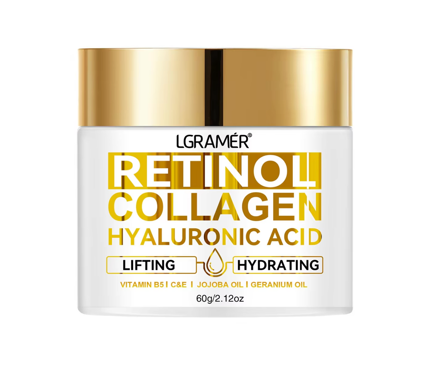 Lgramer Retinol Collagen Hyaluronic Acid Face Cream 30g/60g