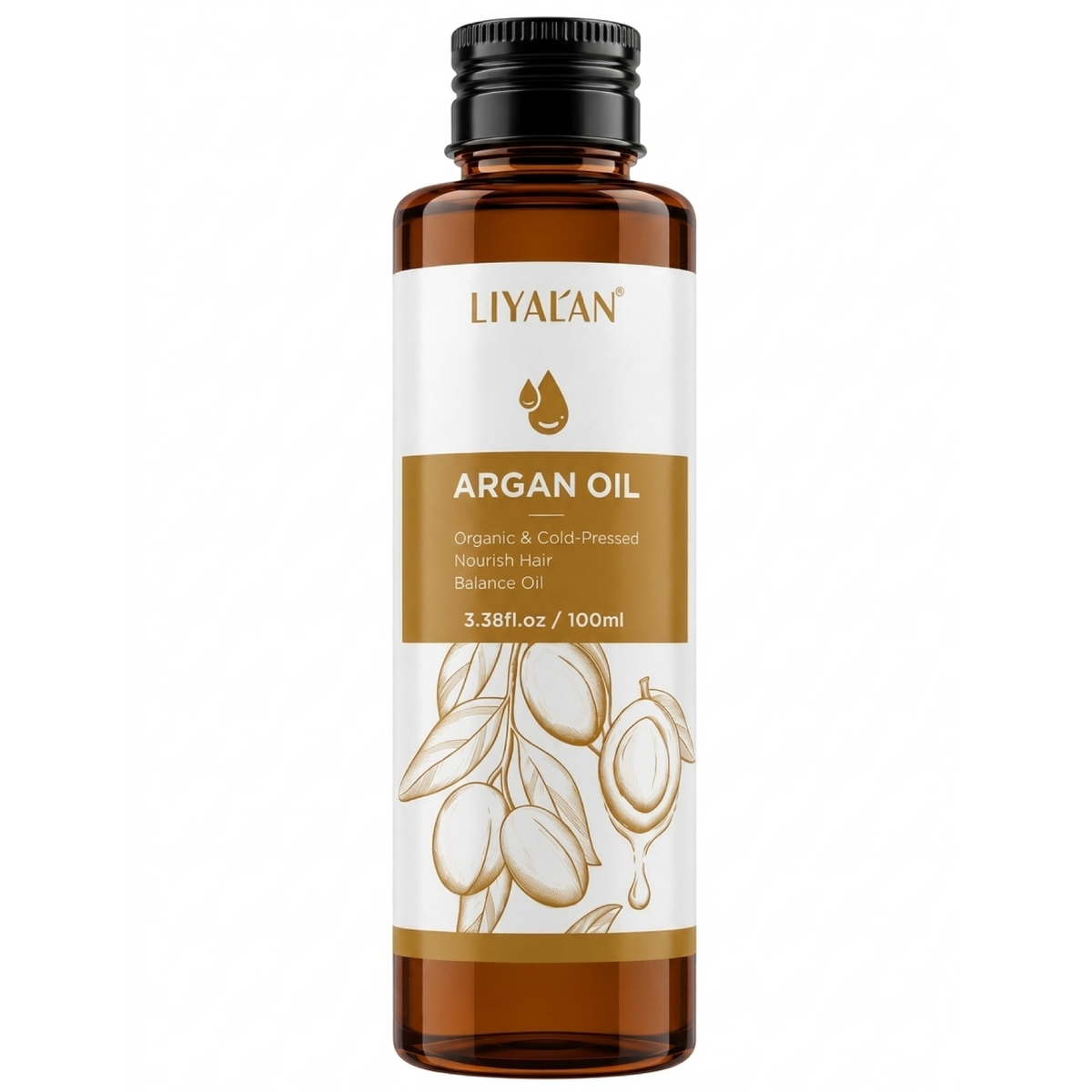 Liyalan Argan Oil Cold Pressed Hair Treatment 100ml