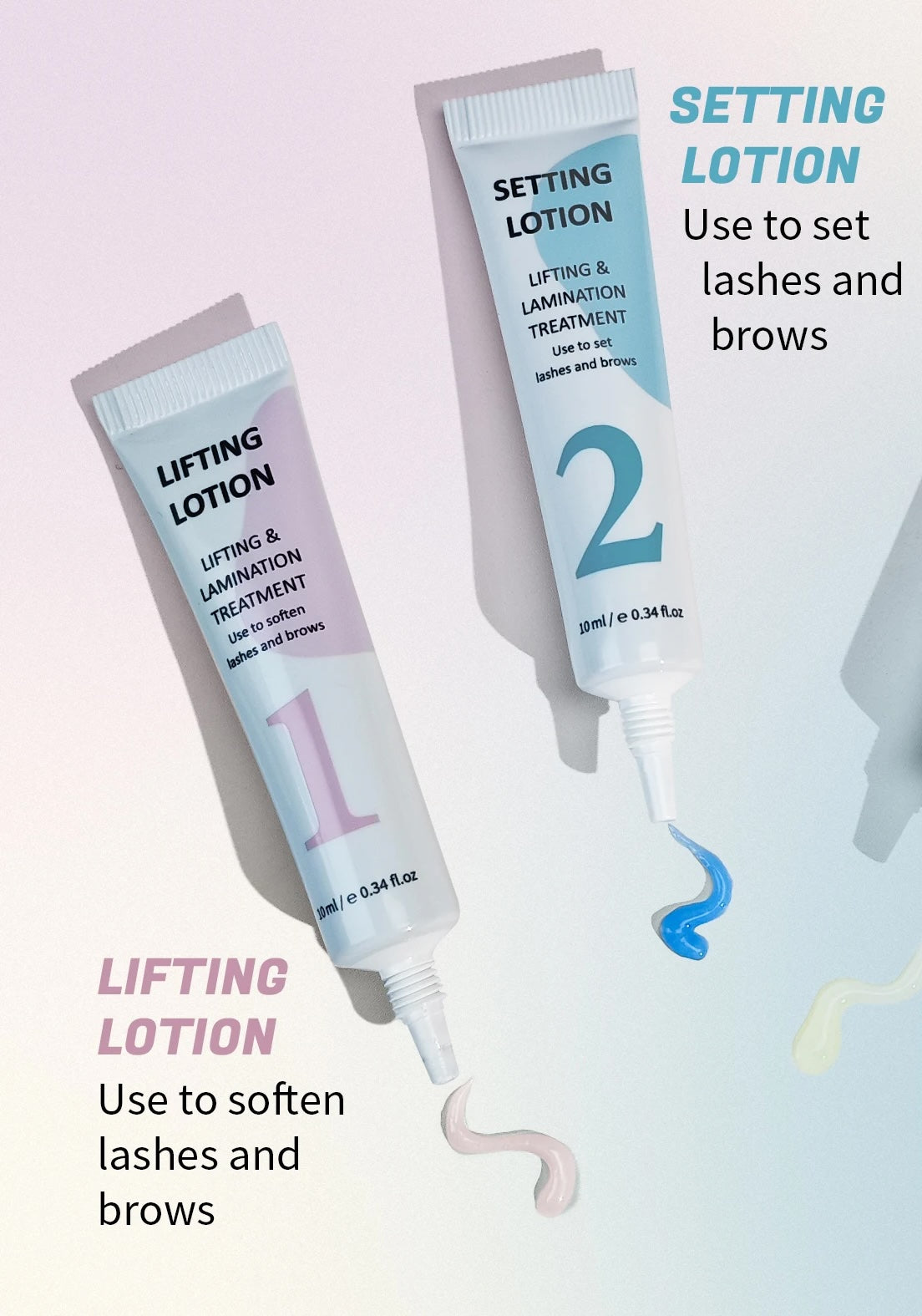 Lomansa Lash Lift and Brow Lamination Perm Fixation Kit (2pc)